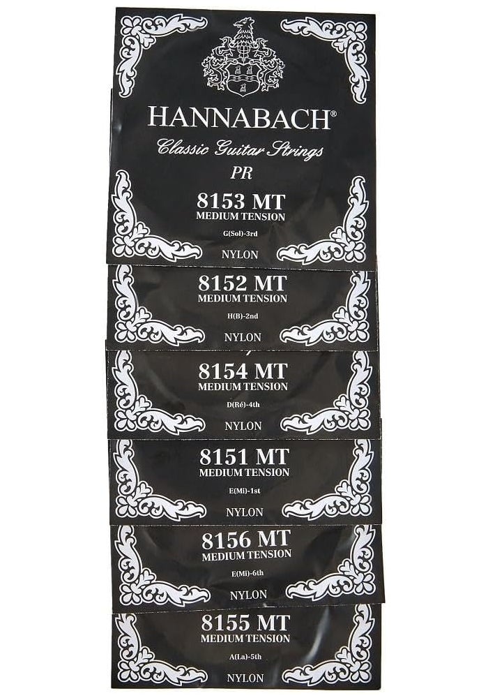 Hannabach 652527 Series 815 Silver Special Medium Tension String Set for Classical Guitar - Image 5